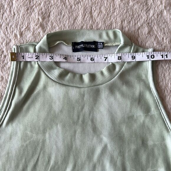 Pretty Little Thing dress green size 12 - Picture 14 of 16